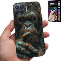 ETUI DO OPPO RENO 4 LITE - MAŁPA, MAŁPKA, GORYL, ZWIERZĘTA + SZKŁO