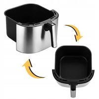FRYTKOWNICA BEZTŁUSZCZOWA 8L AIR FRYER 1850W DUŻA FRYTOWNICA XL PIEKARNIK