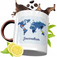 Kubek Bordowy Dla Dziennikarza Na Urodziny Prezent Z Nadrukiem Ze Zdjęciem