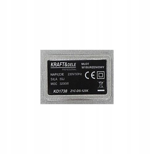 młot wyburzeniowy 3200w 75j kd1738 na Arena.pl