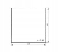 Szyba boczna prawa i lewa Ursus C-330 Kabina Chojnów