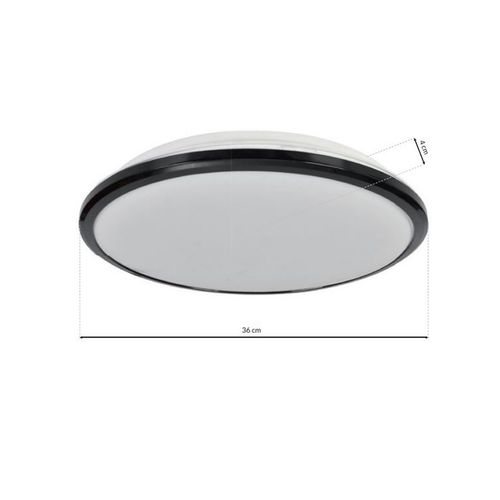 Plafon TERMA BLACK 24W LED IP44 Ø360 mm na Arena.pl