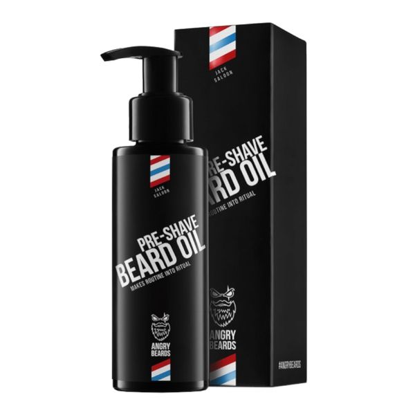 Angry Beards Olejek przed goleniem Jack Saloon, 100ml zdjęcie 1