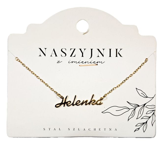 Naszyjnik z imieniem Helenka zdjęcie 1