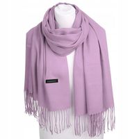 SZAL DAMSKI CHUSTA DUŻY CIEPŁY Szalik WRZOSOWY