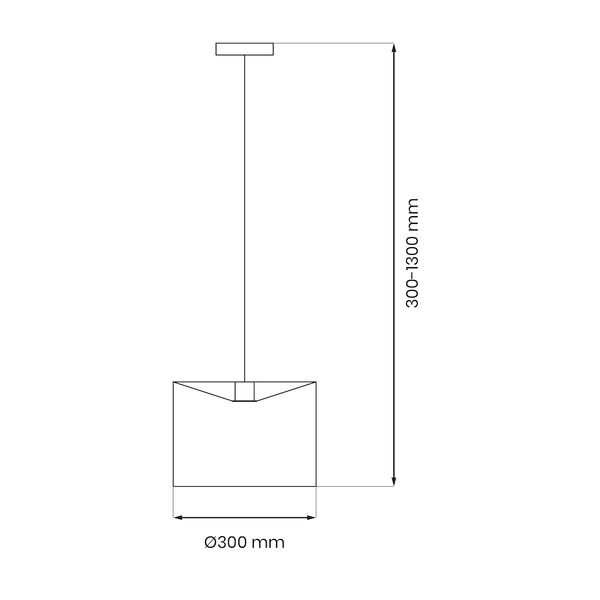 Lampa wisząca MORGAN 1xE27 zdjęcie 4