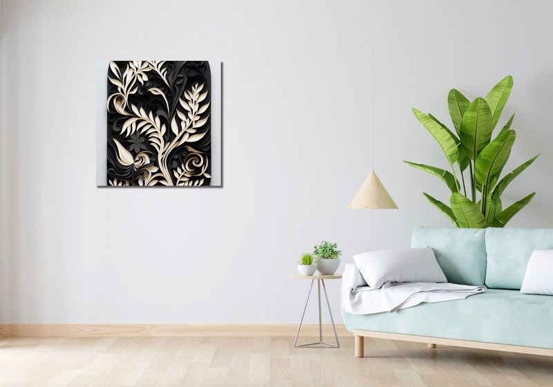 Obraz 70x70cm Skomplikowana Symetria zdjęcie 2