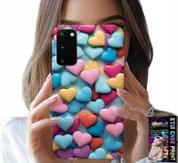 ETUI DO SAMSUNG GALAXY S20 - KOLOROWE SERCA MOŻLIWOŚĆ PERSONALIZACJI