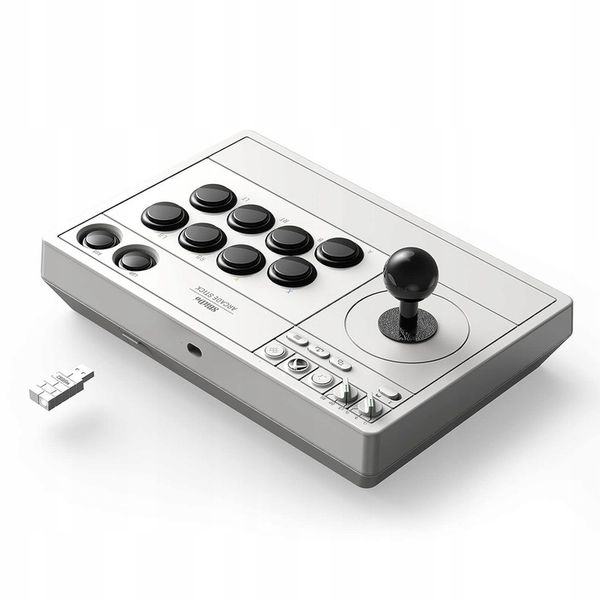 8BitDo Arcade Stick White Joystick Xbox One X|S PC zdjęcie 6