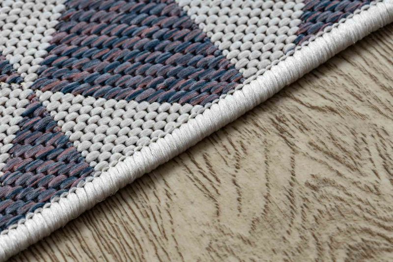 RUG/LU/VINEA/GEOMETRIC/CREAM+BLUE/80x150 zdjęcie 4