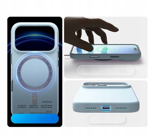 Etui Elago Magsafe Silicon Case do iPhone 17 PRO Max Sky Blue na Arena.pl