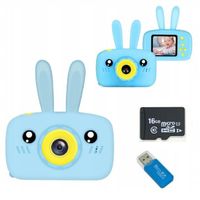 Aparat Cyfrowy Dla Dzieci 12Mpix 1080p + Karta 32GB Filtry Ramki Gry Pasek