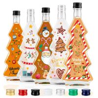 5x butelki CHOINKA 500 NA PREZENT ŚWIĄTECZNY DEKORACJA ŚWIĄTECZNA + GRATIS