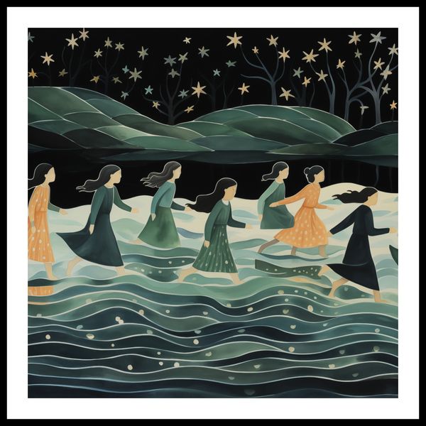 Plakat 80x80cm Nocna Procesja zdjęcie 3