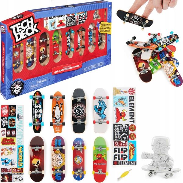 TECH DECK 8 DESKOROLEK FINGERBOARD ZESTAW FLIP ELEMENT BLIND TOY zdjęcie 1