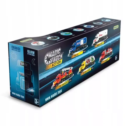 Mega Ciężarówka Straży Pożarnej Wader Magic Truck Action tryska wodą 36221 na Arena.pl