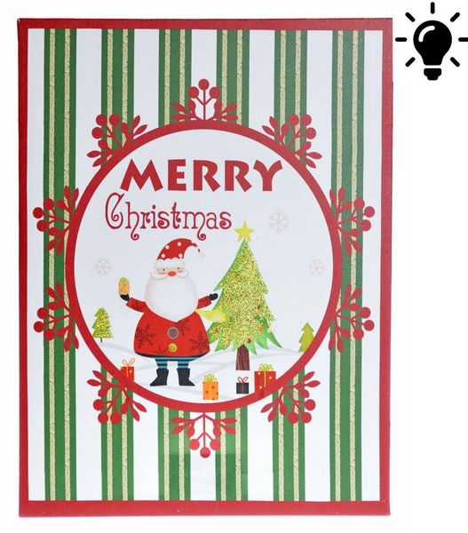 Obraz led z mikołajem zdjęcie 1