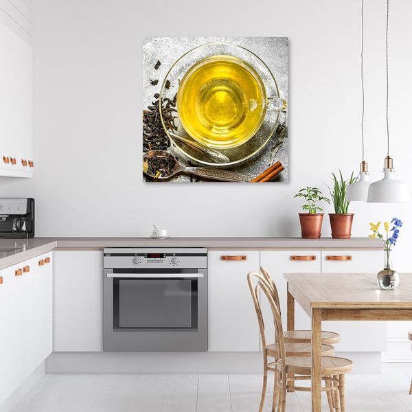 Emaga Obraz na płótnie, Aromatyczna herbata - 40x40 zdjęcie 2
