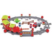 ECOIFFIER Duze Klocki Zestaw Pociag Towarowy Ciez