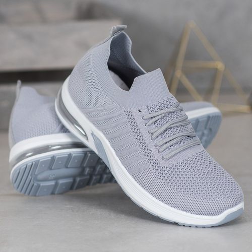 Szare Tekstylne Buty Na Platformie r.36 na Arena.pl