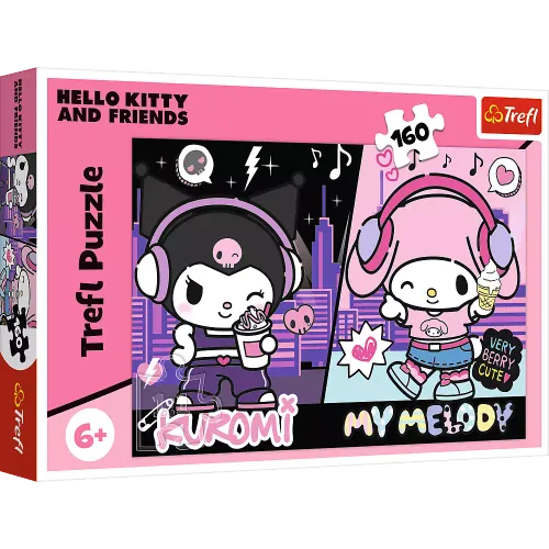 Puzzle 160 Elementów. Kuromi Rządzi na Arena.pl