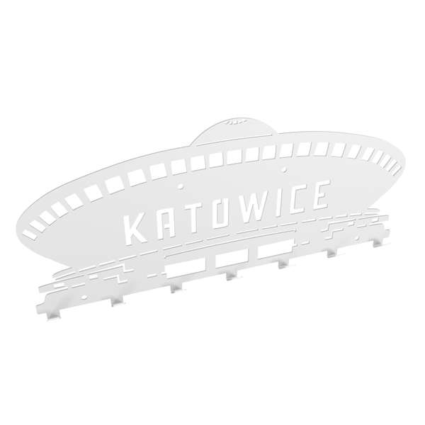 Metalowy wieszak ścienny na ubrania klucze loft KATOWICE SPODEK czarny zdjęcie 4