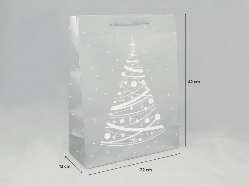 Torba świąteczna choinka 32 x 13 x 42 cm zdjęcie 2