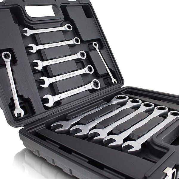 Zestaw kluczy płasko - oczkowych 12 elementów zdjęcie 5