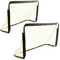 zestaw 2 bramek do piłki nożnej z siatką 120x70x40cm enero