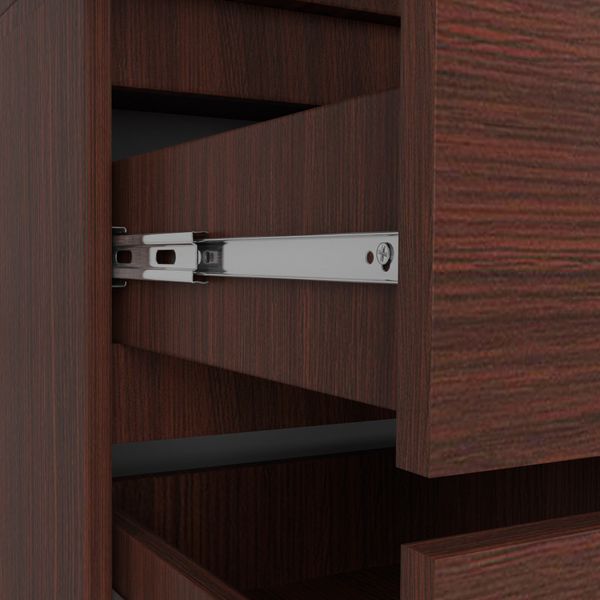 SZAFA S 90 cm 2 DRZWI 2 SZUFLADY WENGE zdjęcie 5