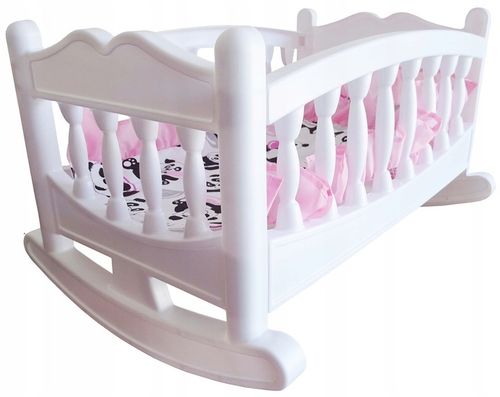 DUŻA KOŁYSKA DLA LALKI LALEK ŁÓŻECZKO + POŚCIEL PL na Arena.pl
