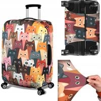 Pokrowiec Na Walizkę Podróżną Ochronny Etui Rozmiar M Bagaż 62x43x27cm