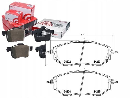 KLOCKI HAM PRZOD BREMBO na Arena.pl