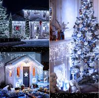 SOPLE GIRLANDA KURTYNA 300 LED ZIMNY BIAŁY + FLASH (ZIMNY BIAŁY)