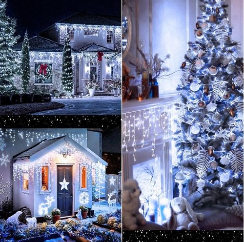 SOPLE GIRLANDA KURTYNA 300 LED ZIMNY BIAŁY + FLASH (ZIMNY BIAŁY) na Arena.pl