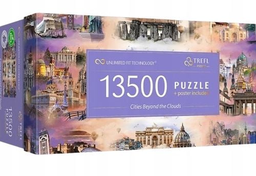 puzzle 13500 uft cities beyond the clouds 81030 na Arena.pl