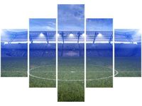 70 100CM OBRAZ 5 ELEM STADION DRUK PŁÓTNO