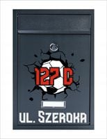 SKRZYNKA POCZTOWA NA LISTY z twoim napisem ADRESEM NUMEREM DOMU różne wzory