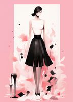 Plakat 50x70cm Pastelowe Love