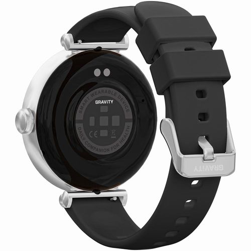 smartwatch gravity srebrno czarny 2 paski gt26-9 na Arena.pl