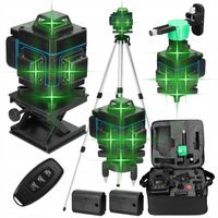 POZIOMICA LASEROWA 4D 16 LINII SAMOPOZIOMUJĄCY+ 1.5m STATYW