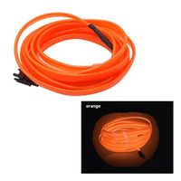 Neon Taśma Neonowa Led Do Dekoracji Wnętrza Samochodu 3M/12V Pomarańczowa