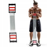 EKSPANDER DO ĆWICZEŃ SPRĘŻYNA FITNESS ROZCIĄGANIE METALOWY NAPINACZ MIĘŚNI