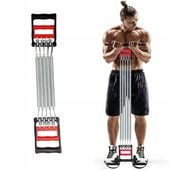EKSPANDER DO ĆWICZEŃ SPRĘŻYNA FITNESS ROZCIĄGANIE METALOWY NAPINACZ MIĘŚNI