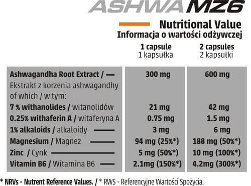 Human Code - ASHWA MZ6 - 60 kaps. na Arena.pl