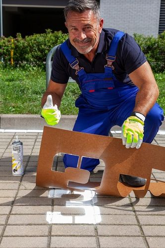 Farba drogowa AMPERE TRAFFIC biała do linii, pasów, ciągów komunikacyjnych na Arena.pl
