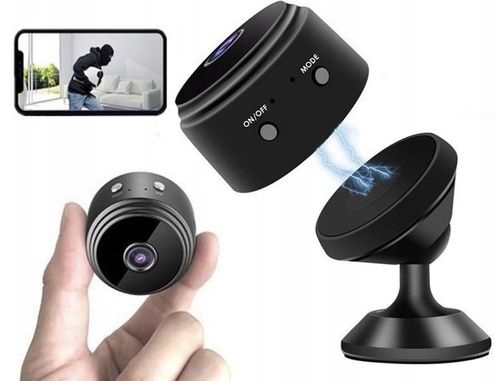 Mini Kamera Szpiegowska Full HD WIFI ukryta 91 DETEKCJA NIANIA DYSKRETNA na Arena.pl