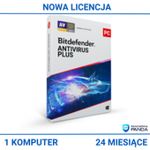 Bitdefender Antivirus Plus 1PC / 2 Lata