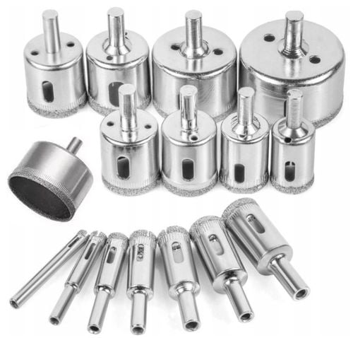 OTWORNICE DIAMENTOWE DO GRESU PŁYTEK SZKŁA 6-70MM 16EL na Arena.pl