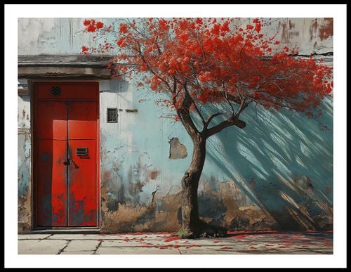 Plakat 80x60cm Widok Na Dawne na Arena.pl